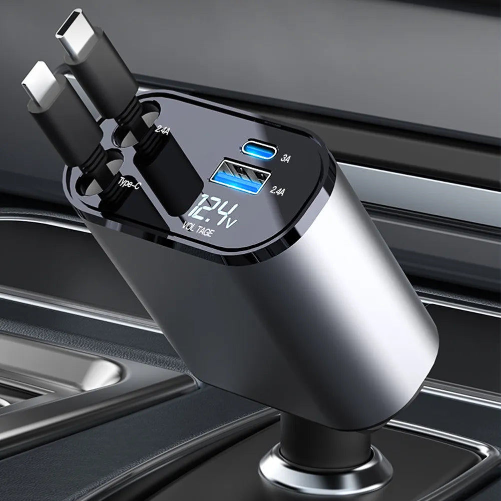 Luxinsly™ Retractable Car Charger Luxinsly™ Retractable Car Charger